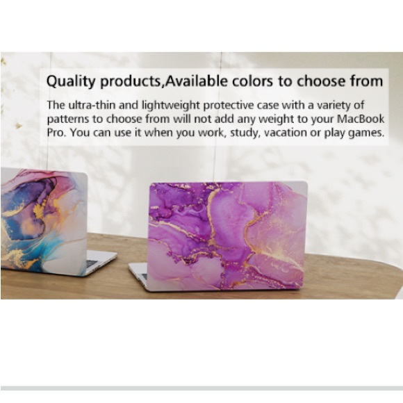 MacBook Pro 14in Purple Quicksand Case - Picture 6 of 9